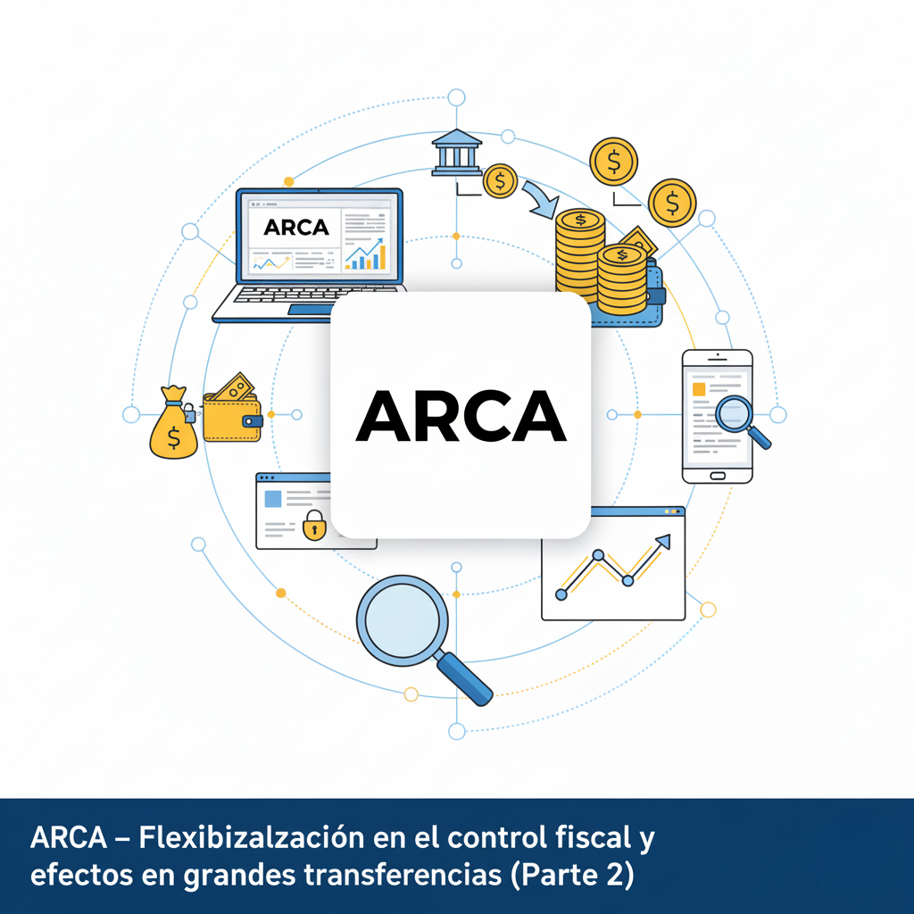 ARCA: Flexibilización en el control fiscal y efectos en grandes transferencias